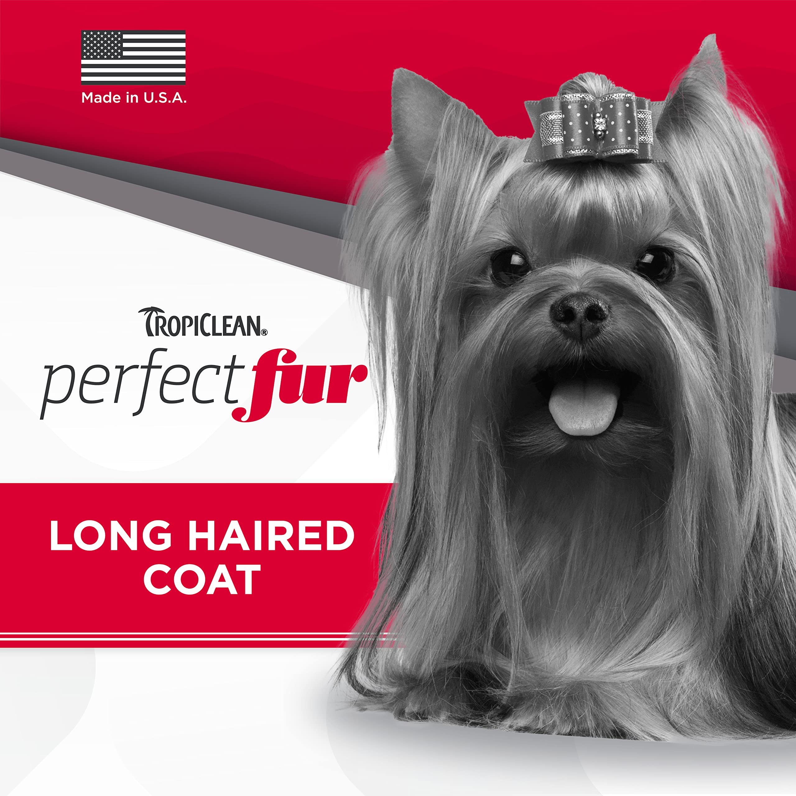 Foto 2 | Champú Para Perros Tropiclean Perfect Fur Detangling 480 Ml Long Fur - Venta Internacional.