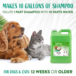 Foto 5 | Champú Para Perros Tropiclean Medication Para Alergias Y Picazón, 9,5 Litros - Venta Internacional.