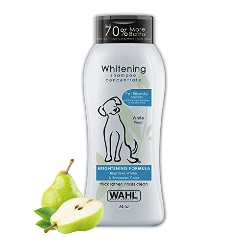 Champú Blanqueador Wahl Con Aroma A Pera Blanca Para Mascotas, 720 Ml - Venta Internacional.