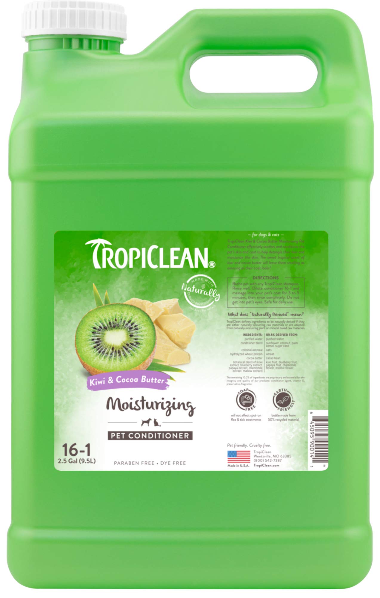 Foto 2 pulgar | Acondicionador Para Perros Tropiclean Con Mantequilla De Kiwi Y Coco, 9,5 Litros - Venta Internacional.