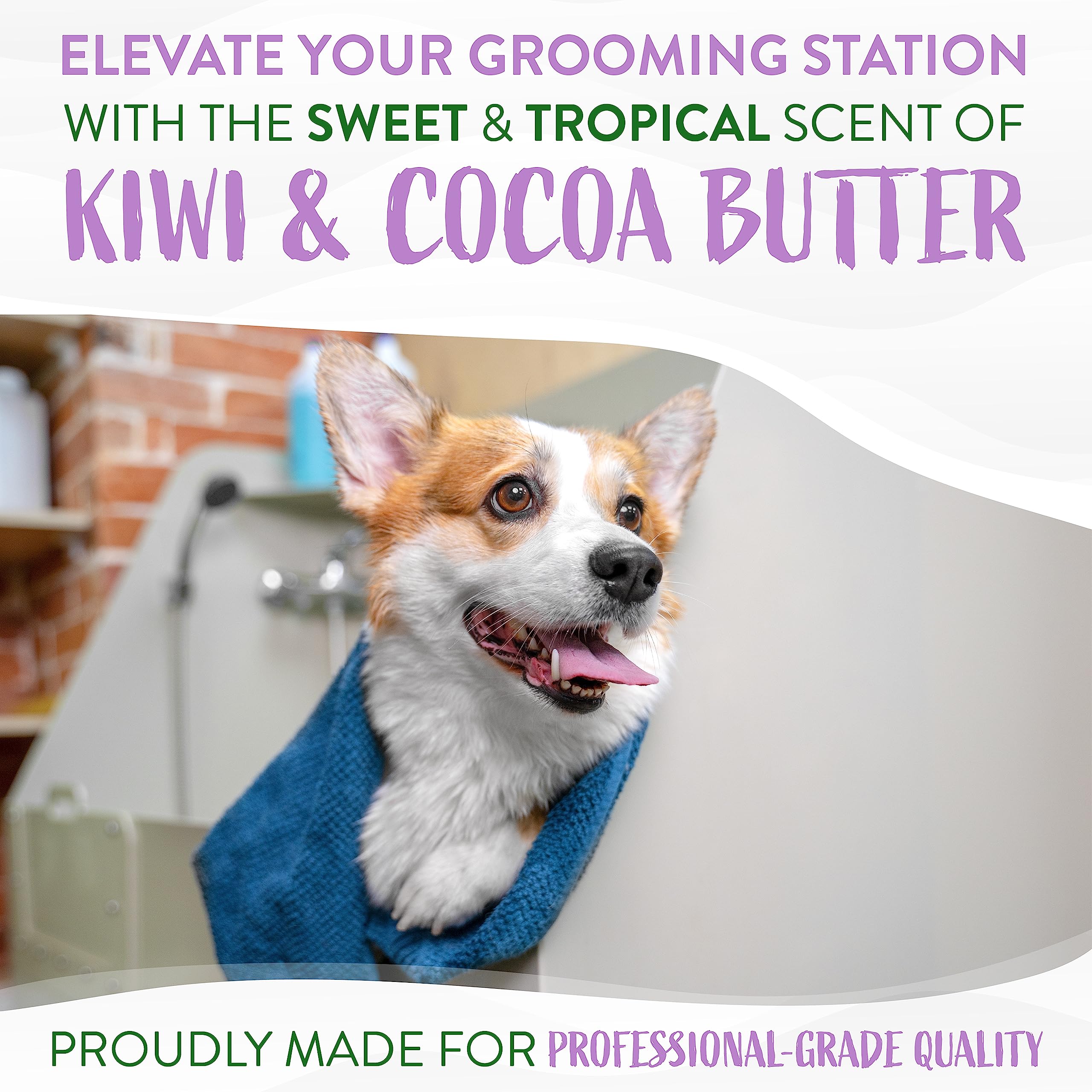 Foto 7 | Acondicionador Para Perros Tropiclean Con Mantequilla De Kiwi Y Coco, 9,5 Litros - Venta Internacional.