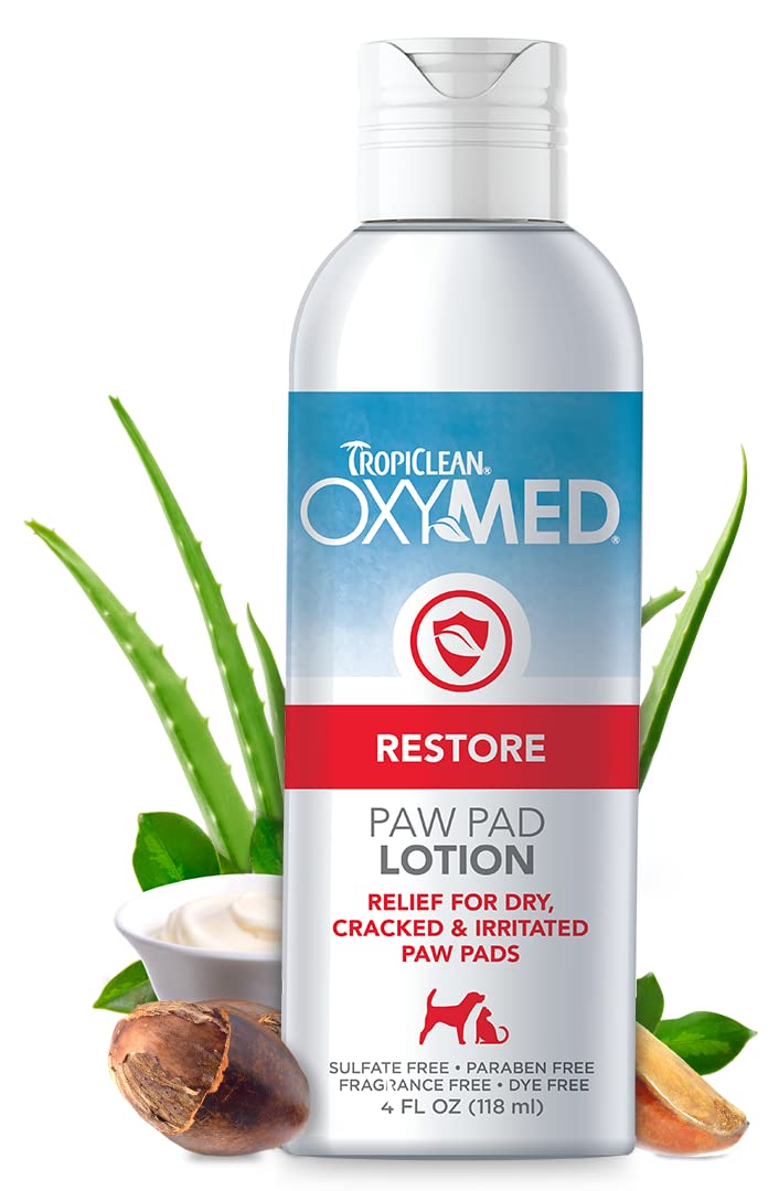 Loción Tropiclean Oxymed Paw Pad Para Gatos Y Perros, 120 Ml, Piel Seca - Venta Internacional.