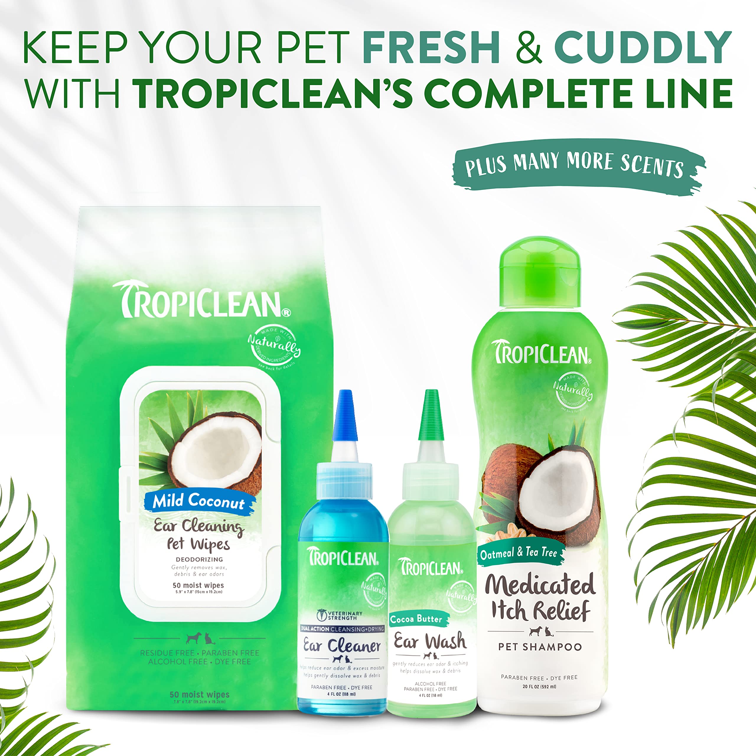 Foto 8 pulgar | Limpiador De Orejas Tropiclean Sin Alcohol 120 Ml Para Perros Y Gatos - Venta Internacional.