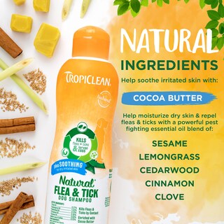 Foto 3 | Champú Para Perros Tropiclean Soothing Natural Flea/tick 3.78 L Usa - Venta Internacional.