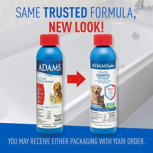 Foto 2 | Champú Adams Plus Flea & Tick Con Precor Para Perros Y Gatos 180 - Venta Internacional.
