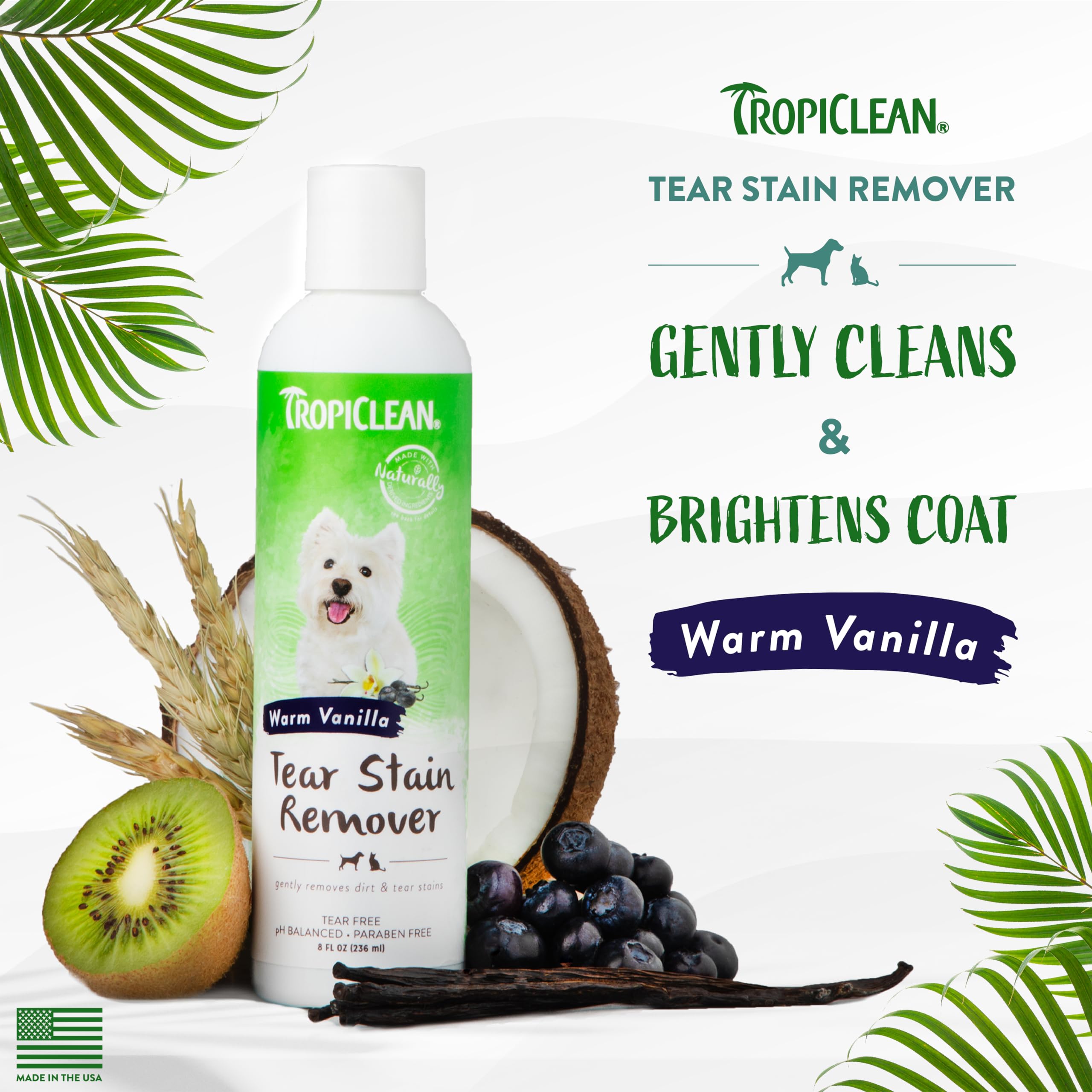 Foto 3 pulgar | Quitamanchas Tropiclean Warm Vanilla, 240 Ml, Para Perros - Venta Internacional.