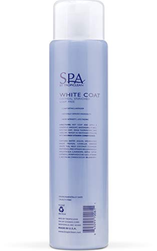 Foto 3 pulgar | Champú Tropiclean Spa Gavish White Coat Para Mascotas 473 Ml - Venta Internacional.