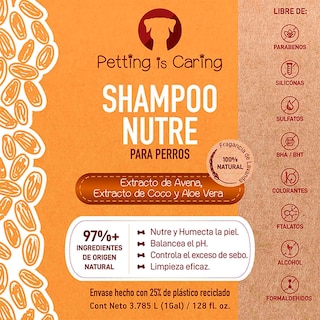 Foto 4 | Shampoo Nutre Para Perro Aroma Lavanda Petting Is Caring De 1 Galon