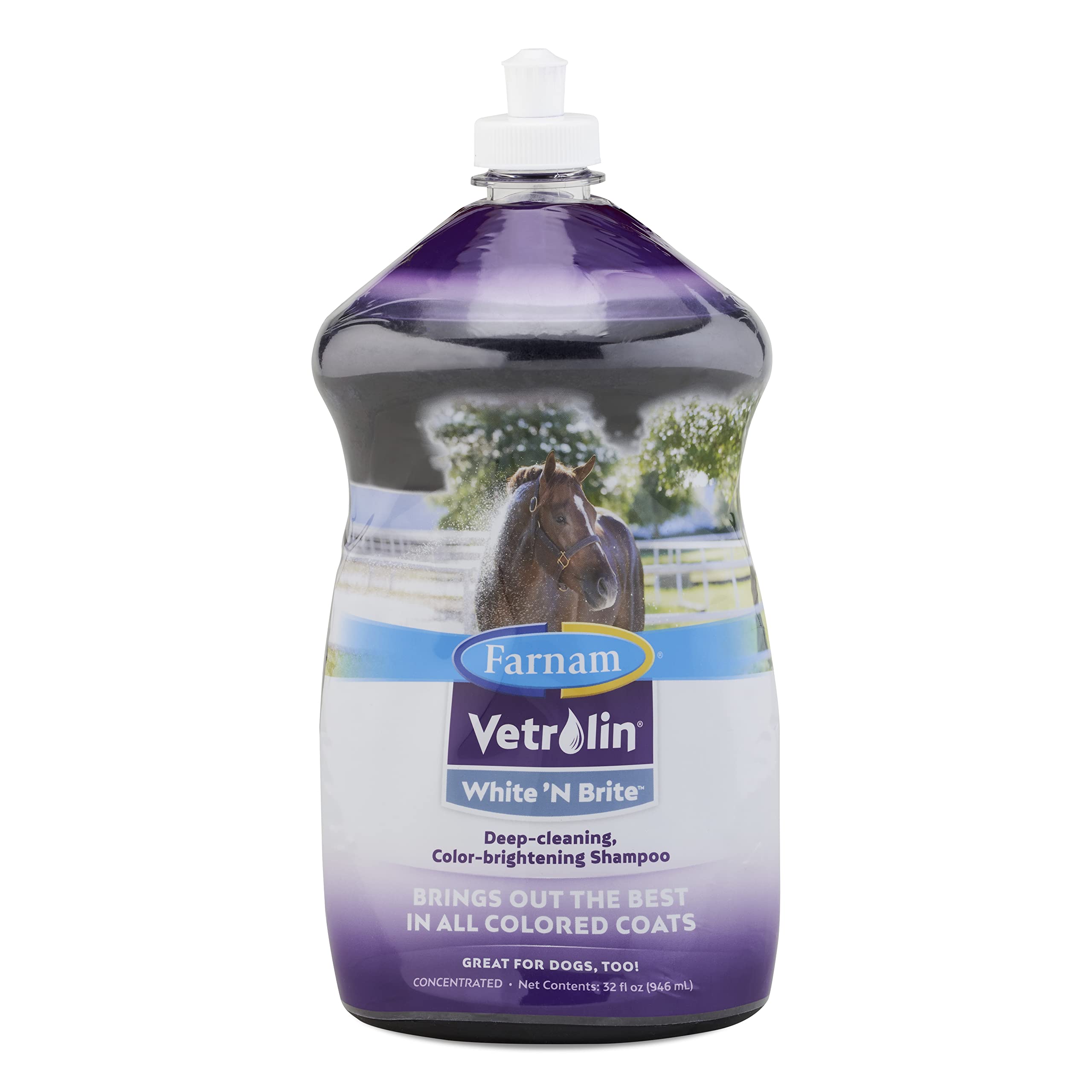 Foto 1 | Champú Farnam Vetrolin White 'n Brite para Caballos y Perros 32 oz -Venta Internacional