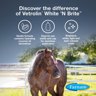 Foto 3 | Champú Farnam Vetrolin White 'n Brite para Caballos y Perros 32 oz -Venta Internacional