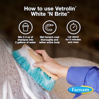 Foto 4 | Champú Farnam Vetrolin White 'n Brite para Caballos y Perros 32 oz -Venta Internacional