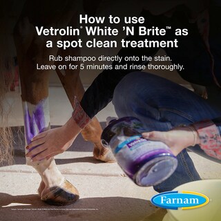 Foto 5 | Champú Farnam Vetrolin White 'n Brite para Caballos y Perros 32 oz -Venta Internacional