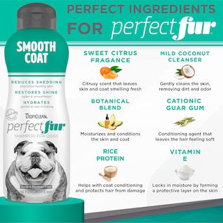 Foto 3 | Champú Para Perros Tropiclean Perfect Fur Para Controlar La Caída De Pelo, 480 Ml - Venta Internacional.