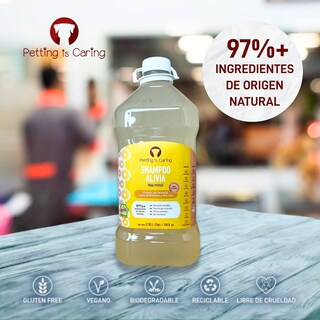 Foto 3 | Shampoo Alivia Para Perro Gato Origen Natural Petting Is Caring 1 Galon