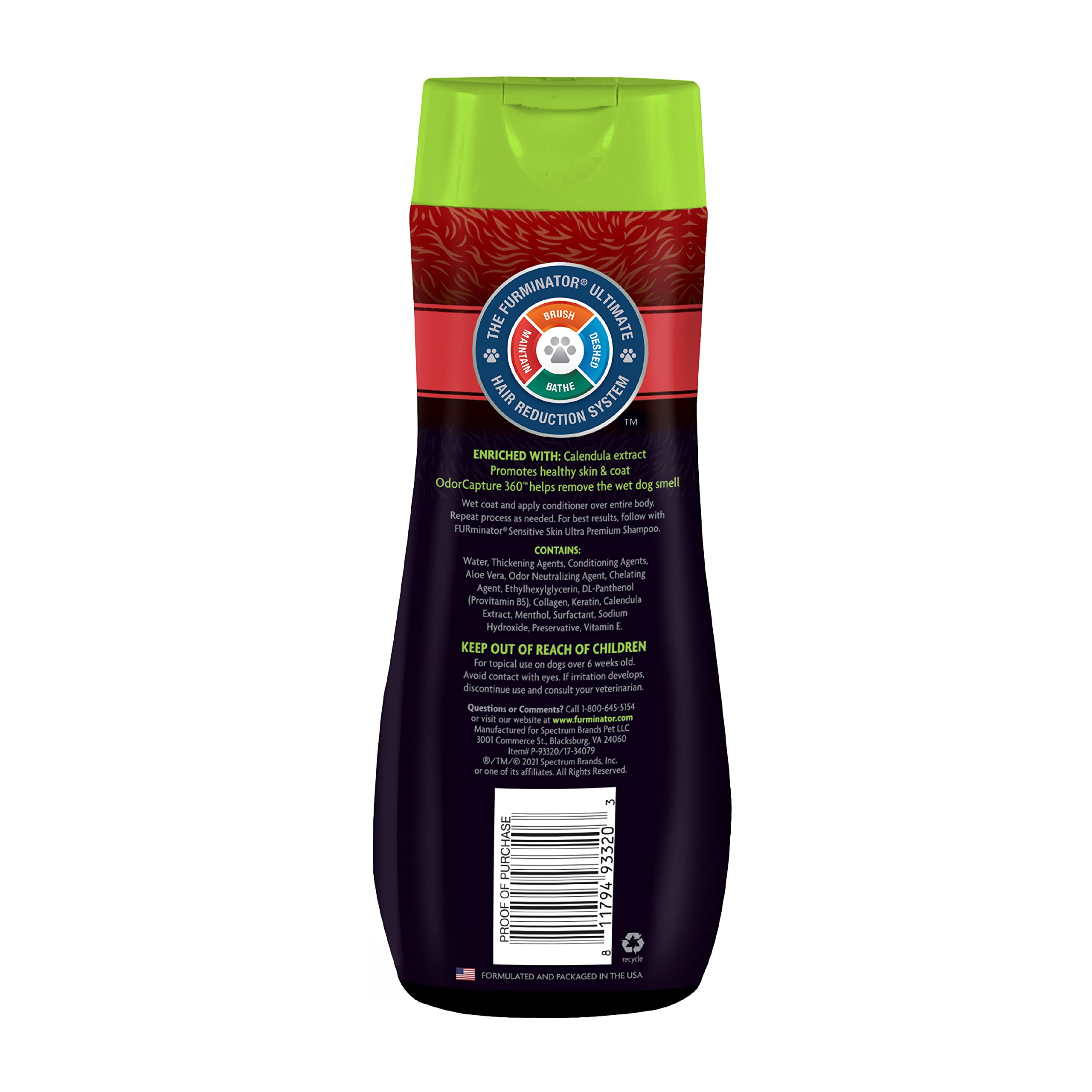 Foto 3 pulgar | Acondicionador Furminator Sensitive Skin Ultra Premium 480 Ml - Venta Internacional.