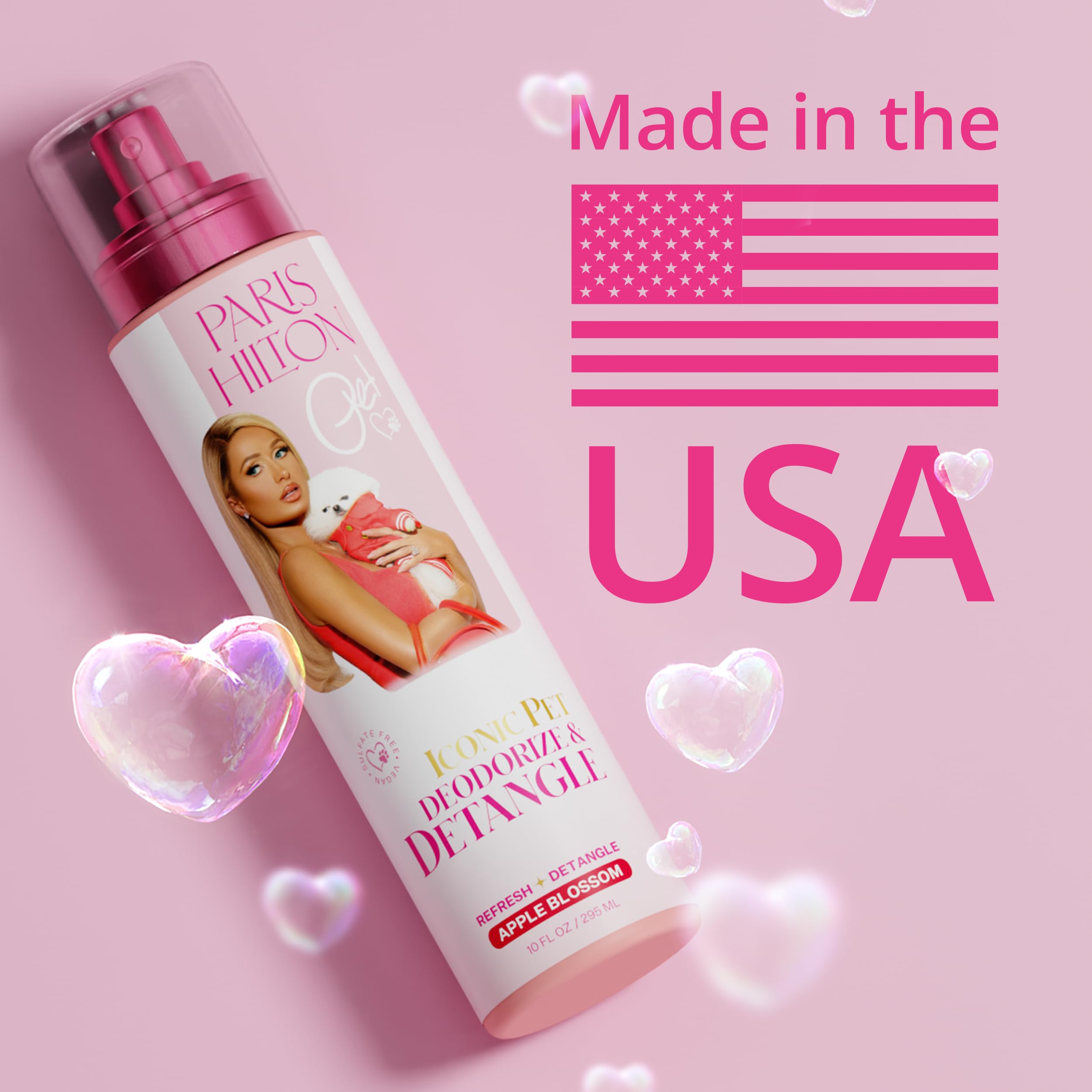 Foto 7 | Perfume Desodorizante Y Desenredante Para Perros Paris Hilton Apple 295 Ml - Venta Internacional.
