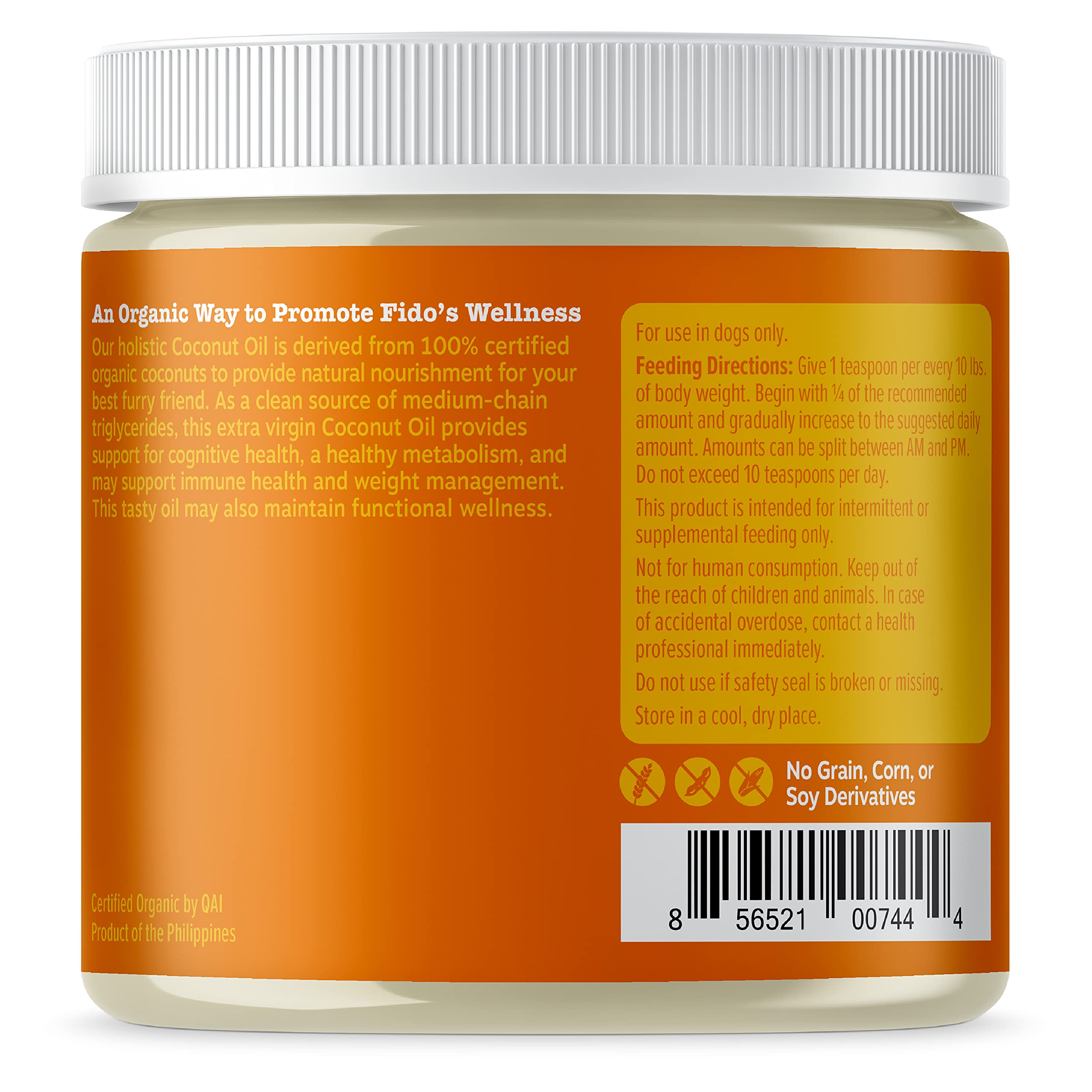 Foto 7 pulgar | Suplemento De Aceite De Coco Zesty Paws Para Perros 473 Ml - Venta Internacional.