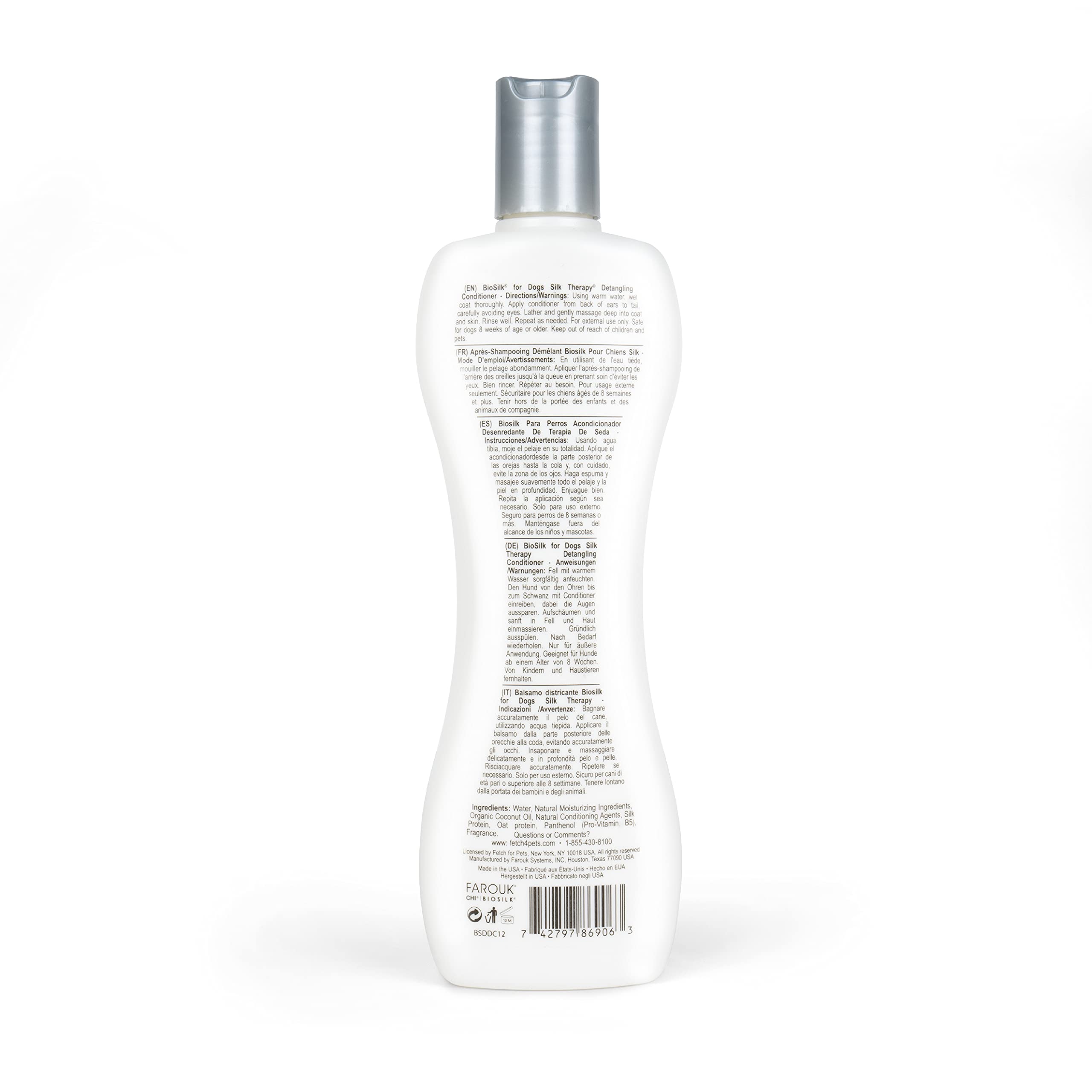 Foto 6 pulgar | Acondicionador Biosilk Para Perros Silk Therapy 355 Ml - Venta Internacional.