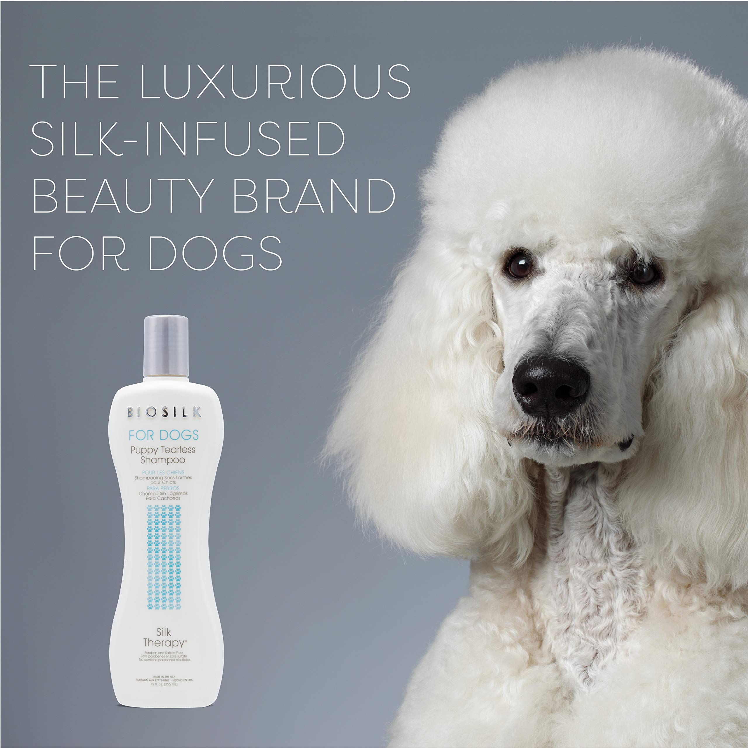 Foto 5 pulgar | Champú Biosilk Para Perros Silk Therapy Puppy Sin Lágrimas 355 Ml - Venta Internacional.