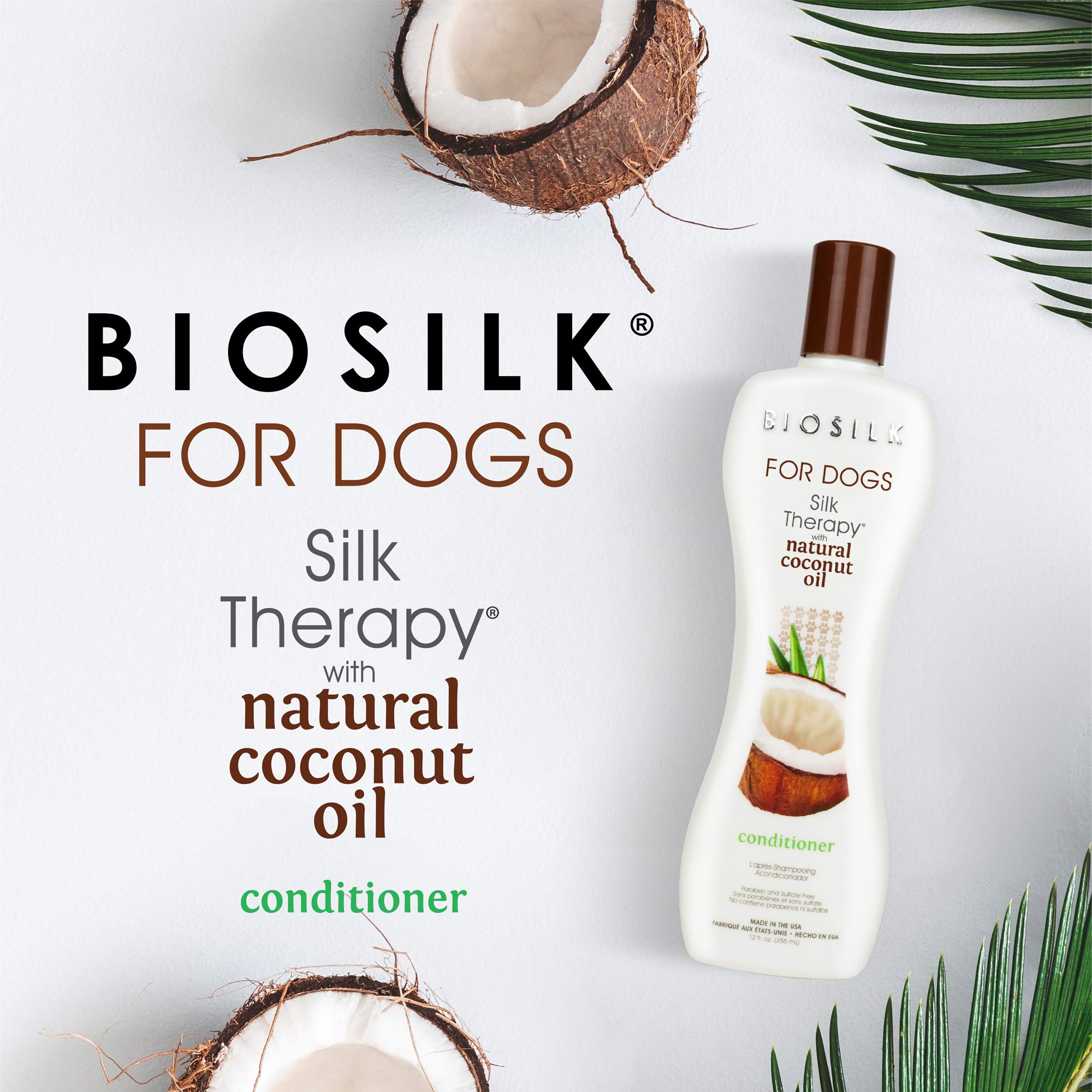 Foto 3 pulgar | Acondicionador Para Perros Biosilk Silk Therapy Con Aceite De Coco 350 Ml - Venta Internacional.