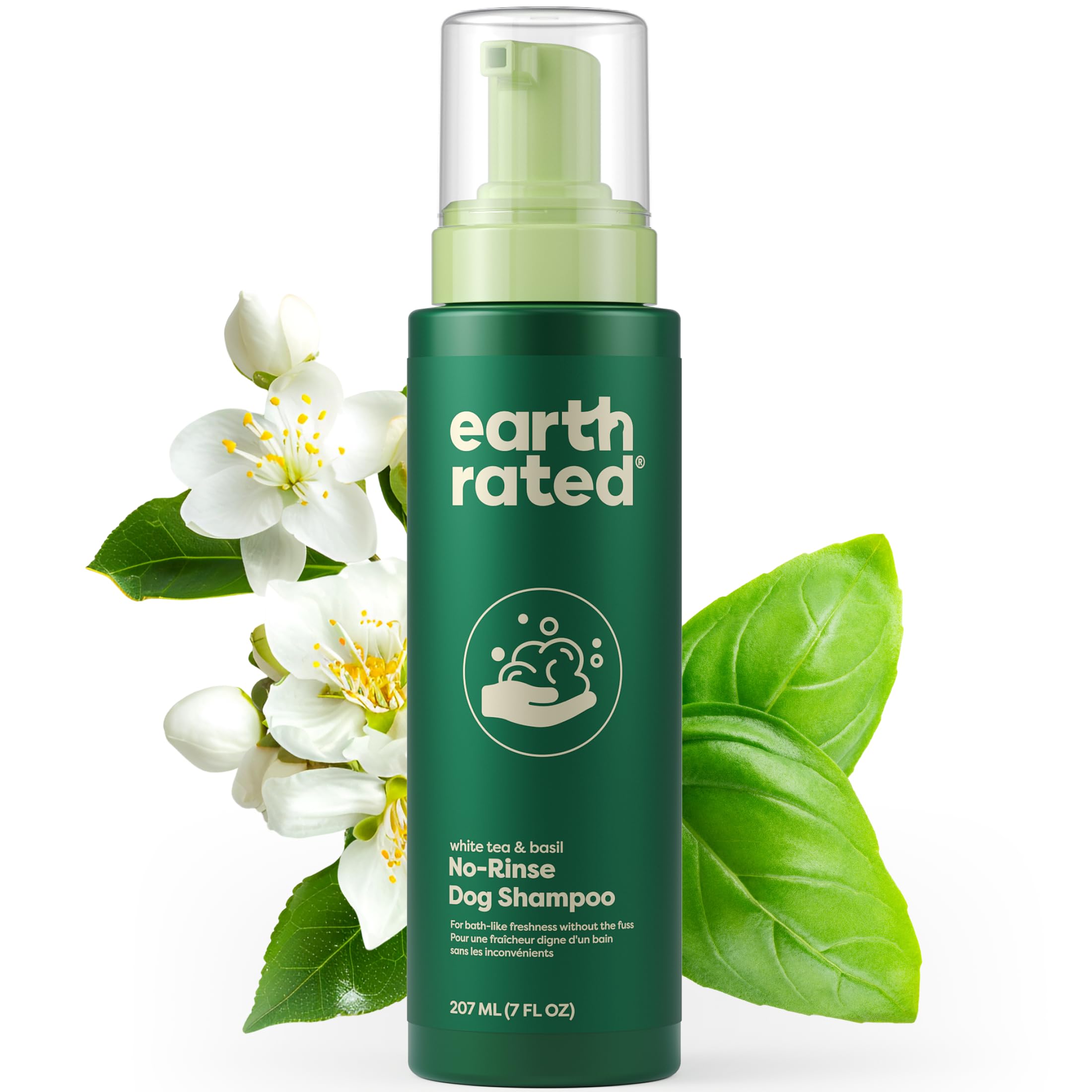 Foto 1 | Champú Para Perros Y Cachorros Earth Rated No-rinse, 200 Ml, Té Blanco Y Albahaca - Venta Internacional.