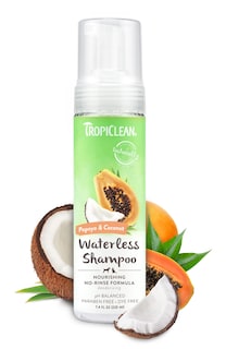 Foto 1 | Champú Sin Agua Para Perros Tropiclean Papaya Coconut 220 Ml - Venta Internacional.