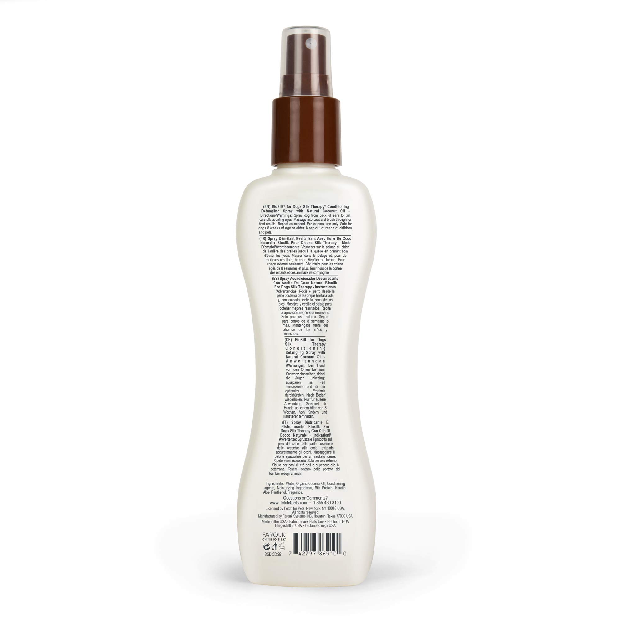 Foto 3 pulgar | Aerosol Acondicionador Y Desenredante Biosilk Silk Therapy, 200 Ml, Para Perros - Venta Internacional.