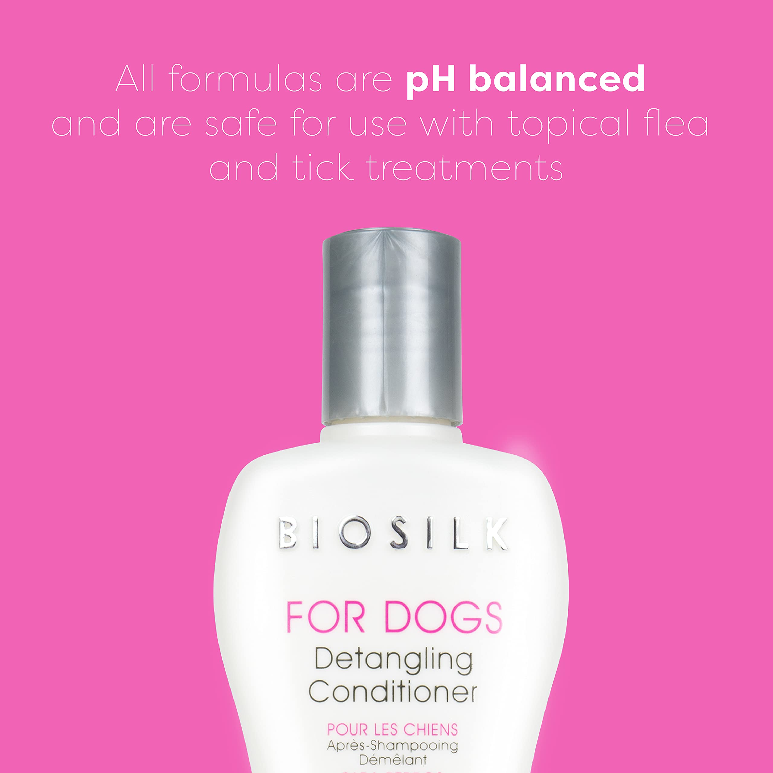 Foto 4 pulgar | Acondicionador Desenredante Biosilk Para Perros Silk Therapy 360 Ml X6 - Venta Internacional.