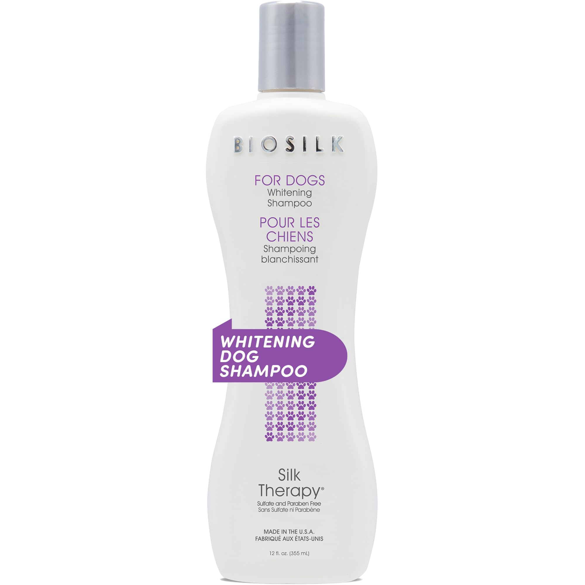 Foto 2 pulgar | Champú Para Perros Biosilk Silk Therapy Whitening 355 Ml Para Perros - Venta Internacional.