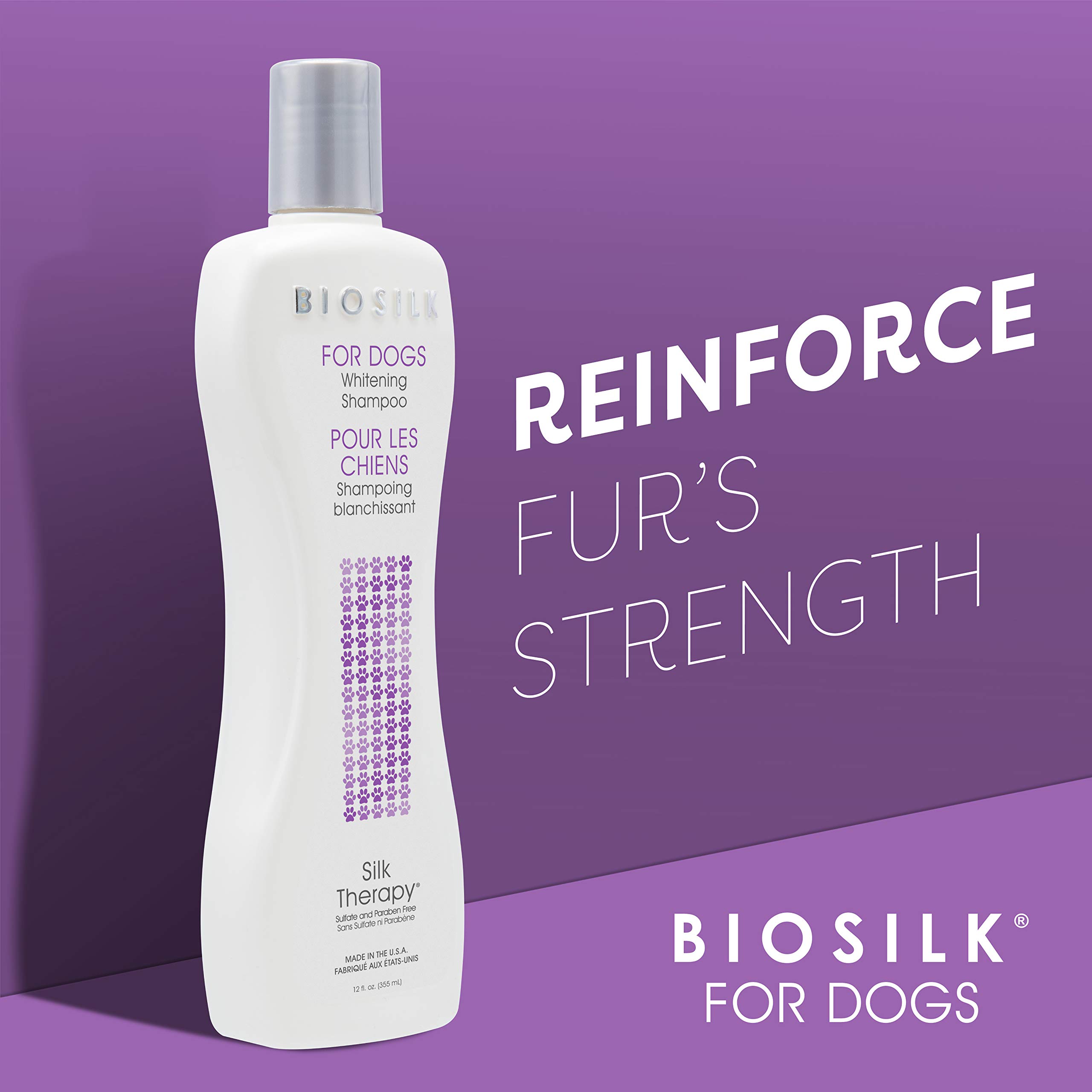 Foto 5 pulgar | Champú Para Perros Biosilk Silk Therapy Whitening 355 Ml Para Perros - Venta Internacional.