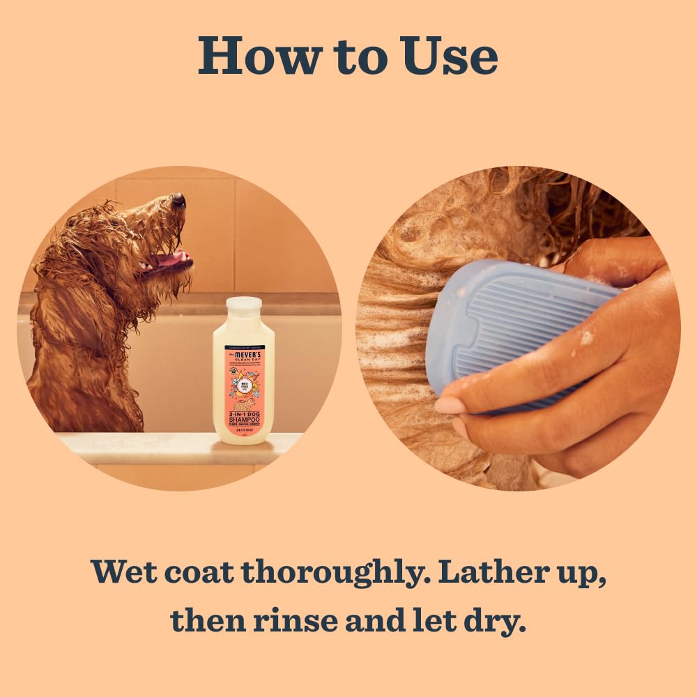 Foto 5 pulgar | Champú Para Perros Mrs. Meyer's Clean Day 3 En 1 White Peach 414 Ml - Venta Internacional.