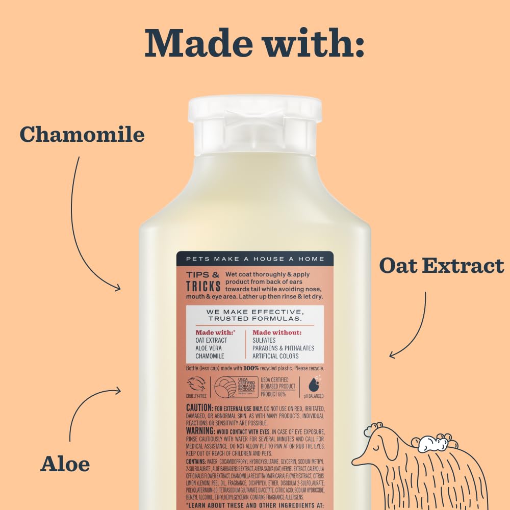 Foto 6 pulgar | Champú Para Perros Mrs. Meyer's Clean Day 3 En 1 White Peach 414 Ml - Venta Internacional.
