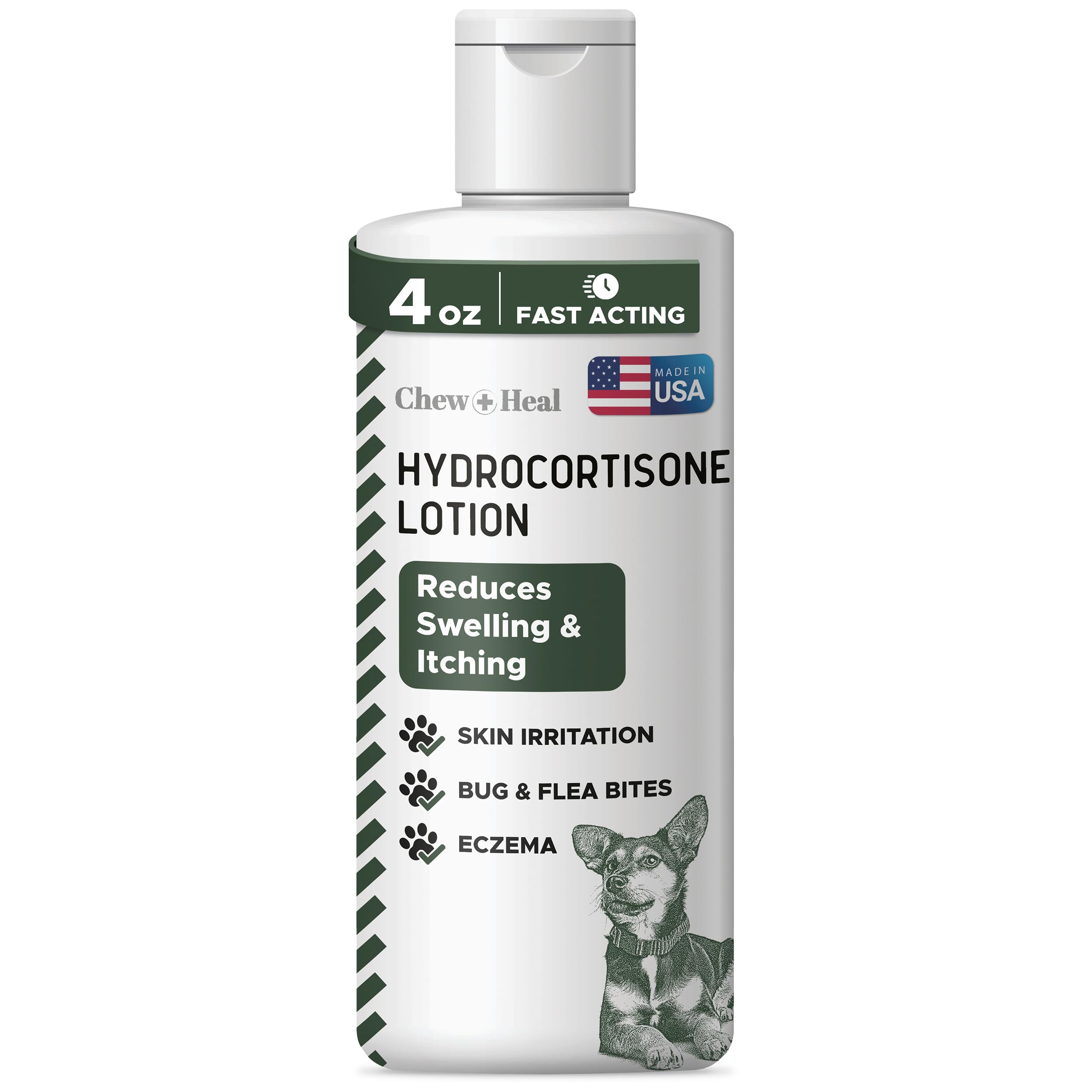 Foto 1 | Loción De Hidrocortisona Chew + Heal Labs Para Perros  118 Ml - Venta Internacional.