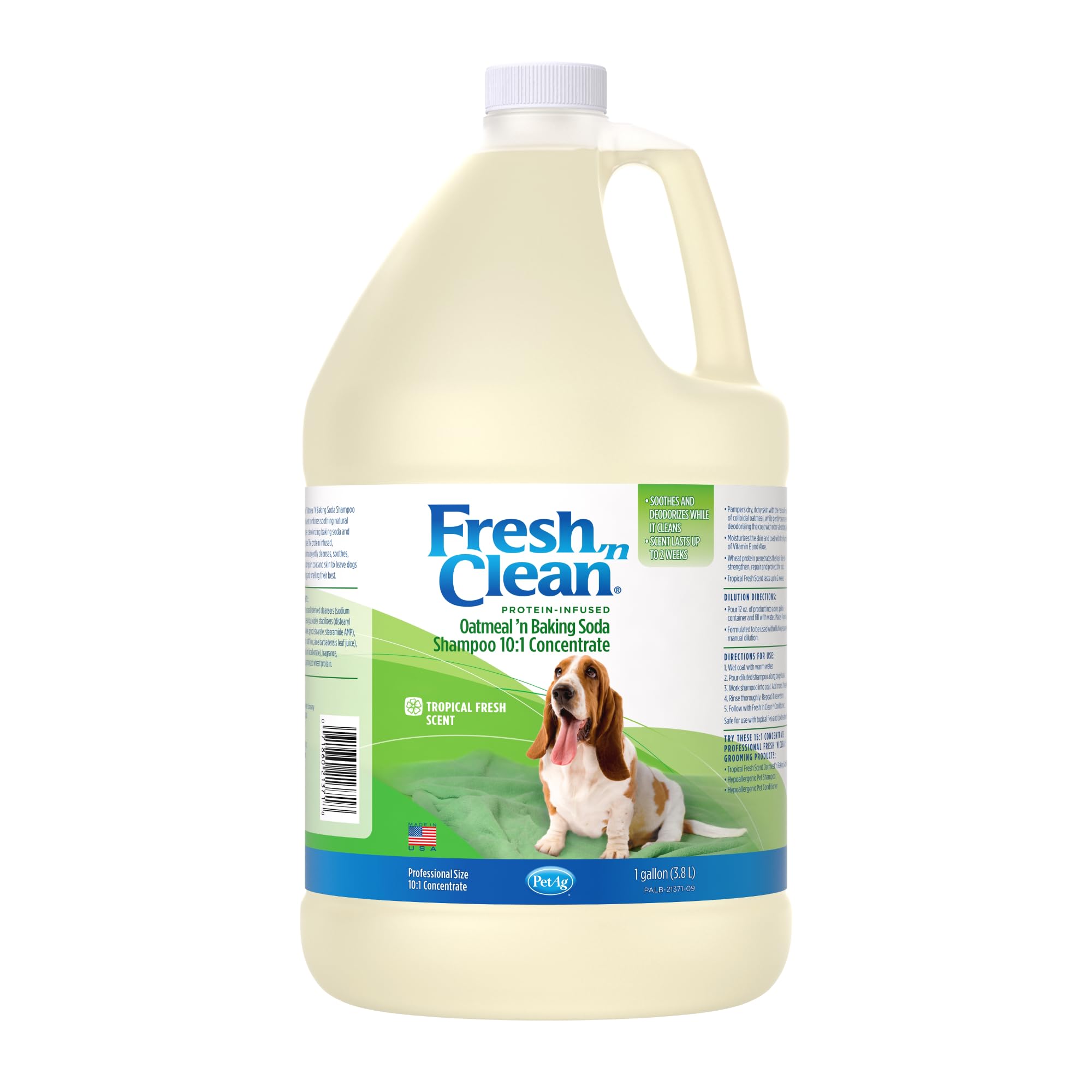 Foto 2 pulgar | Champú Petag Fresh 'n Clean Con Avena Y Bicarbonato De Sodio  3 78 Litros - Venta Internacional.
