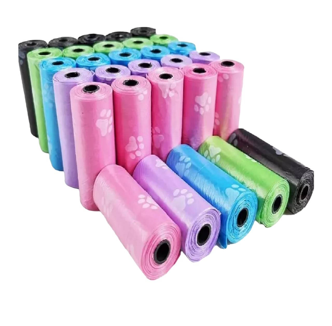 690 Bolsas Sanitarias BELUG Multicolor 46 Rollos para Recoger Heces de Perro