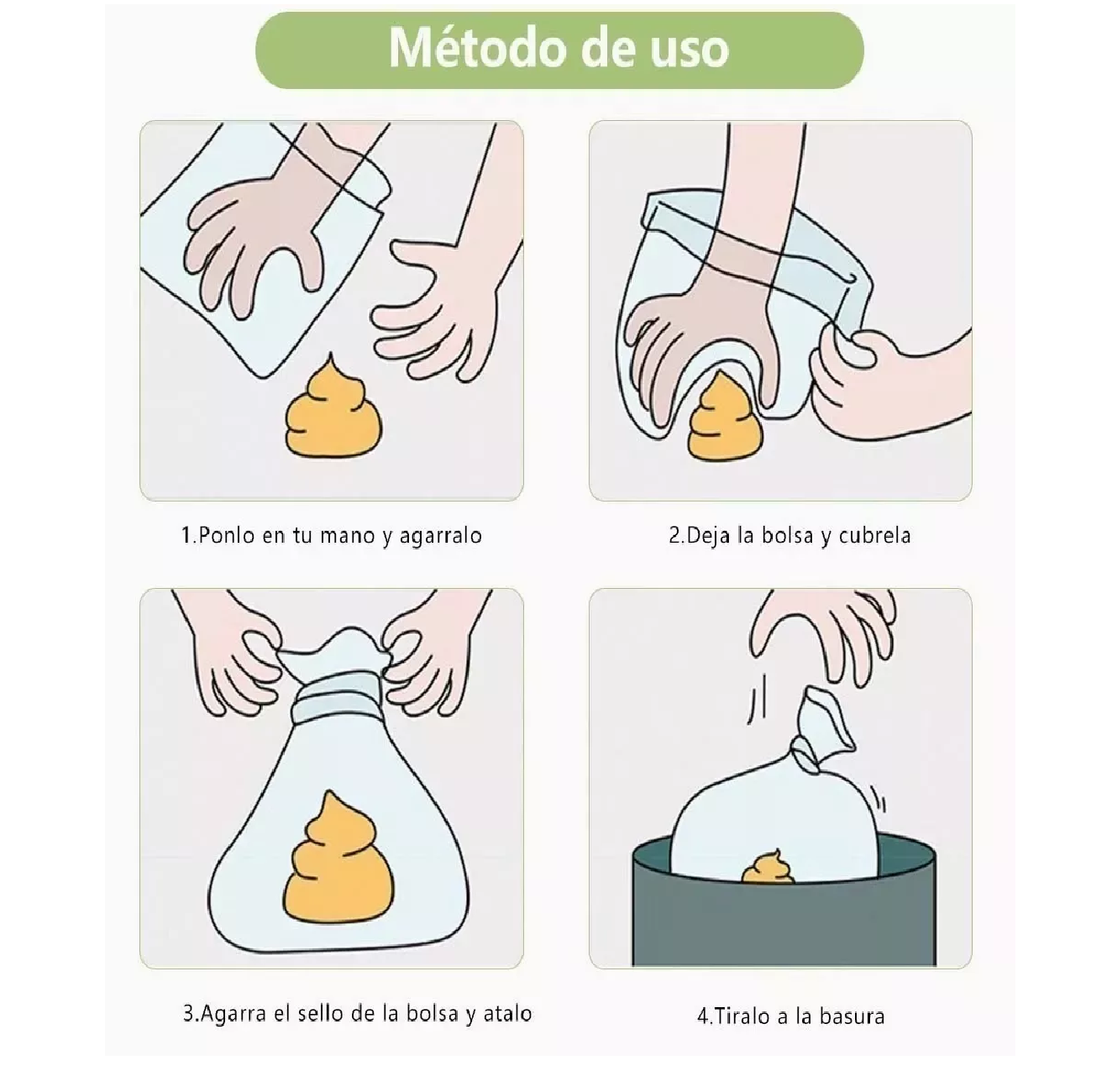 Foto 5 pulgar | 690 Bolsas Sanitarias BELUG Multicolor 46 Rollos para Recoger Heces de Perro