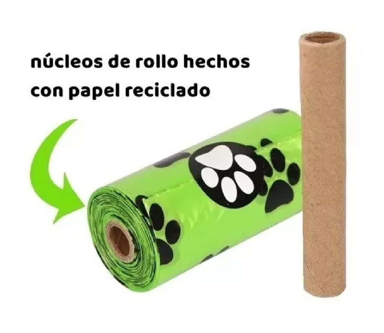 Foto 3 pulgar | Bolsas Biodegradables para Popo de Perro con Dispensador L Verde 300 Piezas