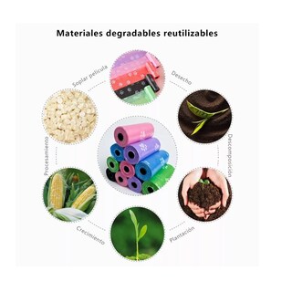 Foto 2 | Kit de Bolsas Sanitarias Eo Safe Imports Esi-7898 Multicolor 45 Rollos
