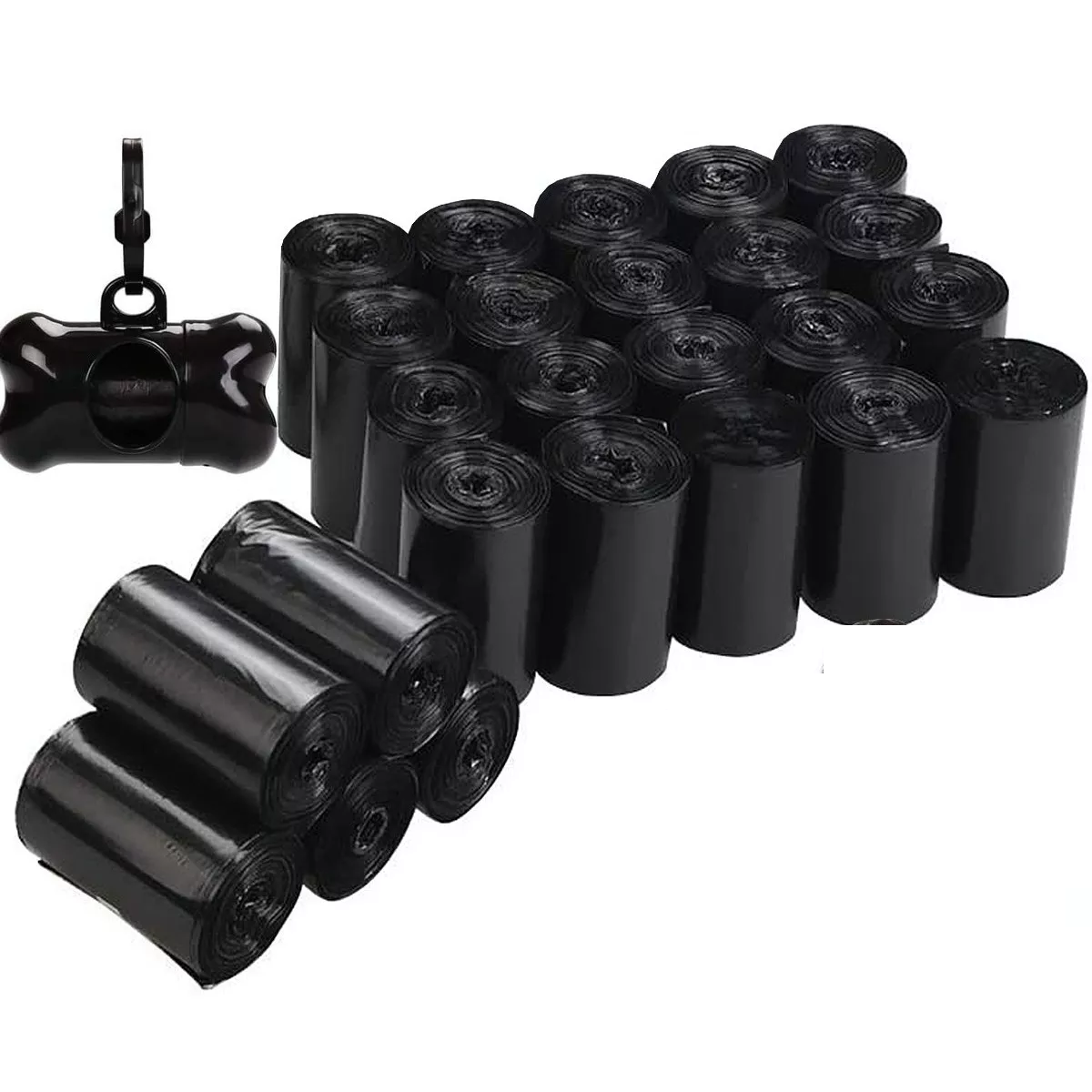 Bolsas Biodegradables para Recoger Heces Eo Safe Imports ESI-7920 color Negro 391 Piezas + Dispensador