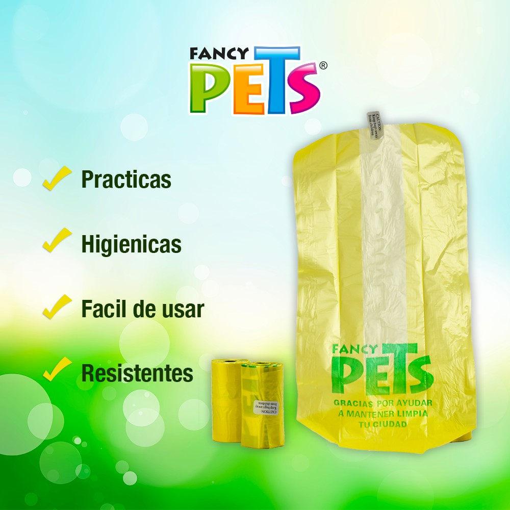 Foto 5 pulgar | Bolsas Plásticas para Recoger Desechos Fancy Pets 6 Rollos 120 Piezas