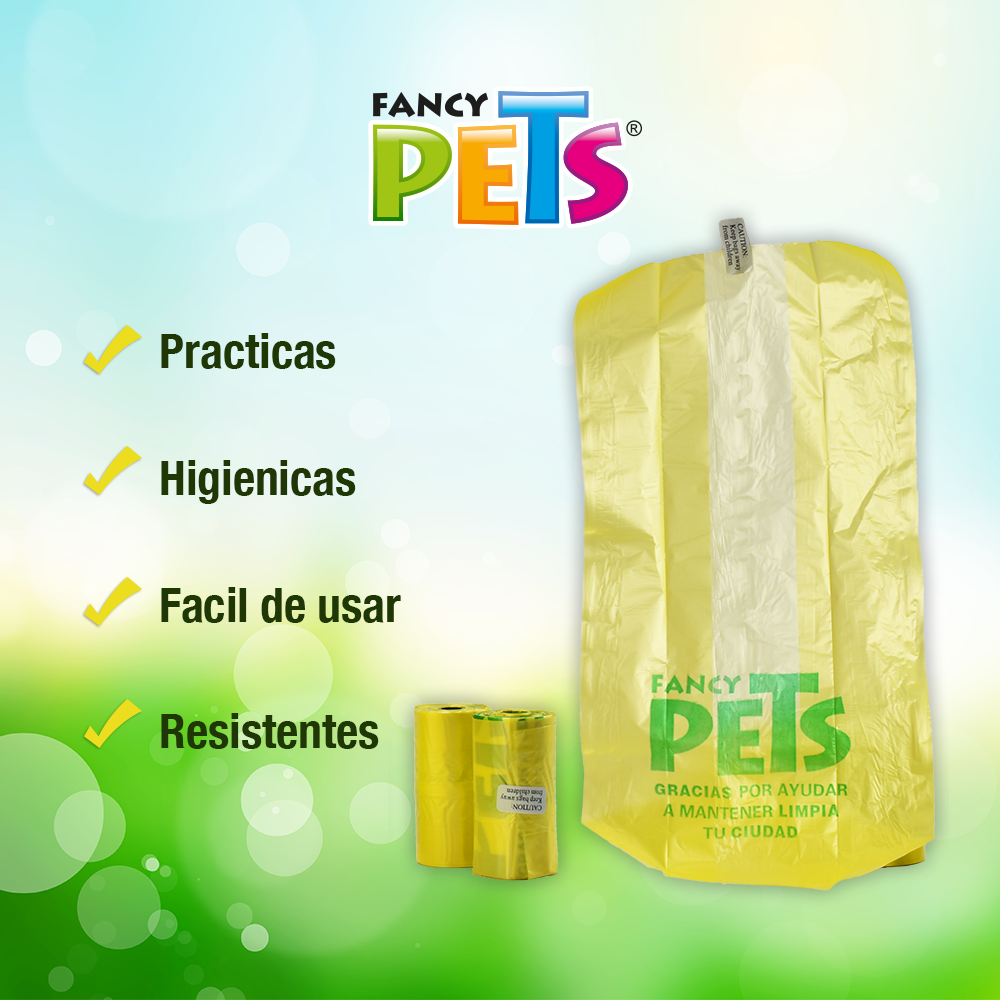 Foto 4 pulgar | Bolsas Sanitarias para Recoger Desechos de Perro Fancy Pets 3 Rollos 60 Piezas