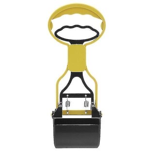 Foto 1 | Cuchara Para Recoger Basura Con Forma De Jaula Para Pájaros, Color Amarillo - Venta Internacional.