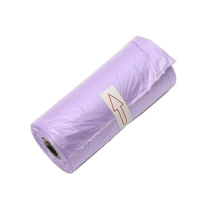 Bolsas De Basura Para Excrementos De Mascotas, 10 Rollos, 15 Unidades Por Rollo, Color Morado - Venta Internacional.