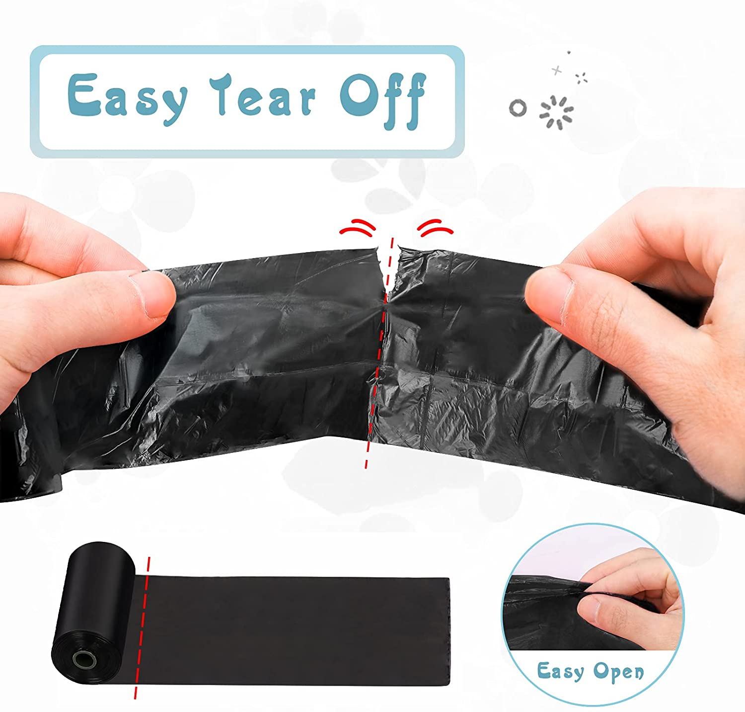 Foto 4 pulgar | Bolsas Para Excrementos De Perro Jieyou Ecológicas, 16 Rollos, 240 Bolsas Negras - Venta Internacional.