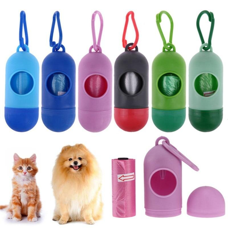 Foto 2 pulgar | Dispensador De Bolsas De Excrementos Y Contenedor De Basura Para Mascotas, Color Rosa - Venta Internacional.