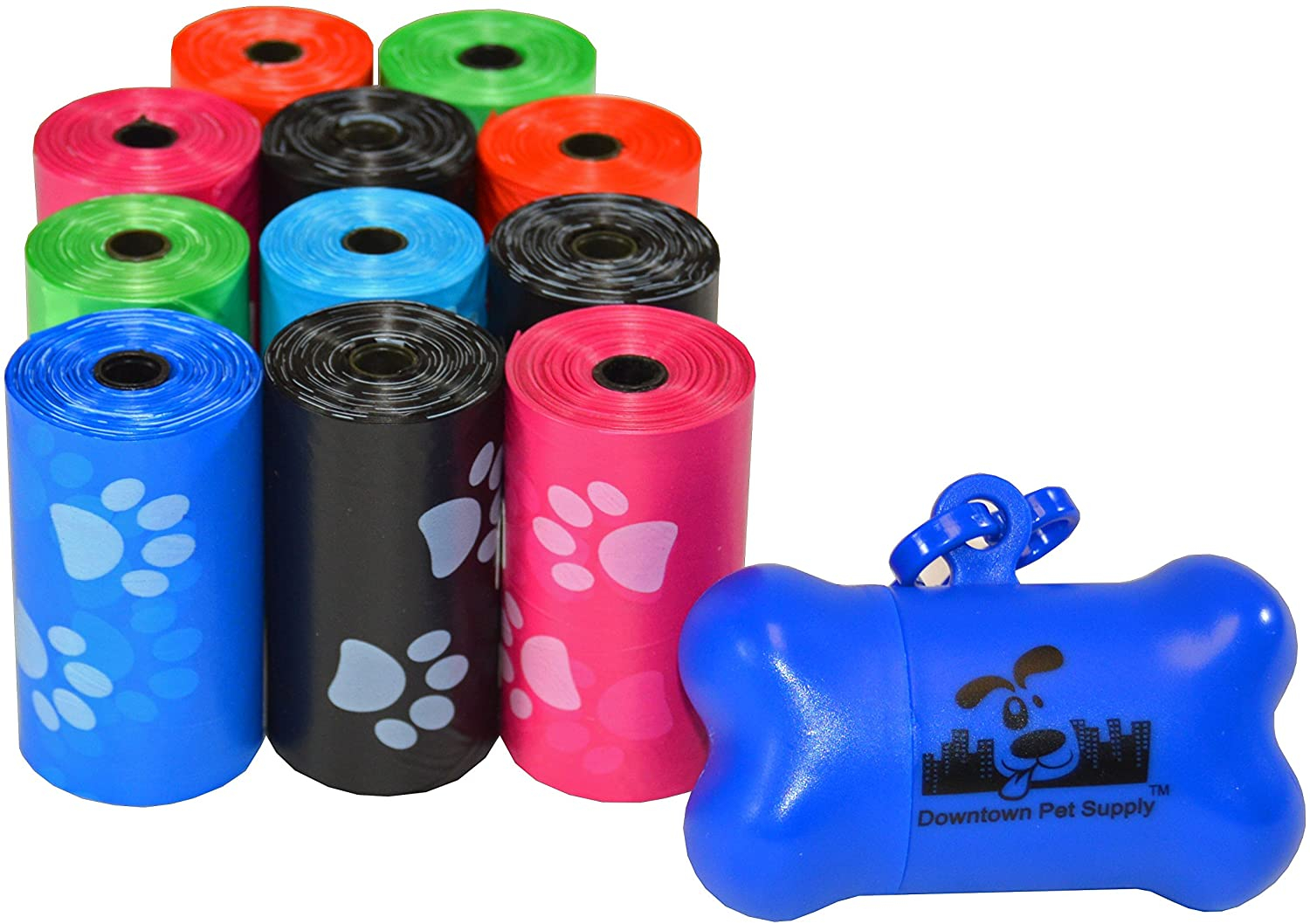 Foto 2 pulgar | Bolsas Para Basura Para Mascotas Jieyou, Bolsas Para Excrementos A Granel En Rollo, Color Arcoíris - Venta Internacion