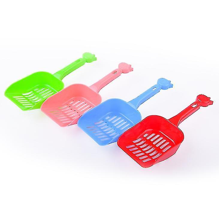 Pala De Arena Para Gatos Huoguo, Tamaño Grande, De Plástico, Color Rojo - Venta Internacional.