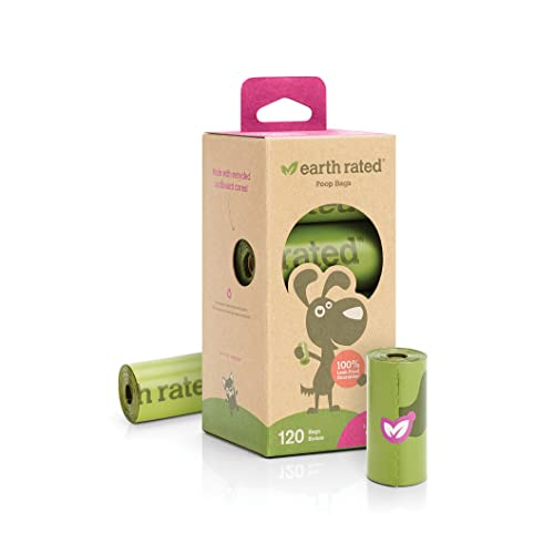 Bolsas para Excrementos de Perro Earth Rated 120 Unidades Aroma a Lavanda - Venta Internacional