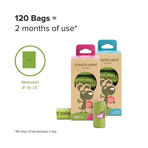 Foto 5 pulgar | Bolsas para Excrementos de Perro Earth Rated 120 Unidades Aroma a Lavanda - Venta Internacional