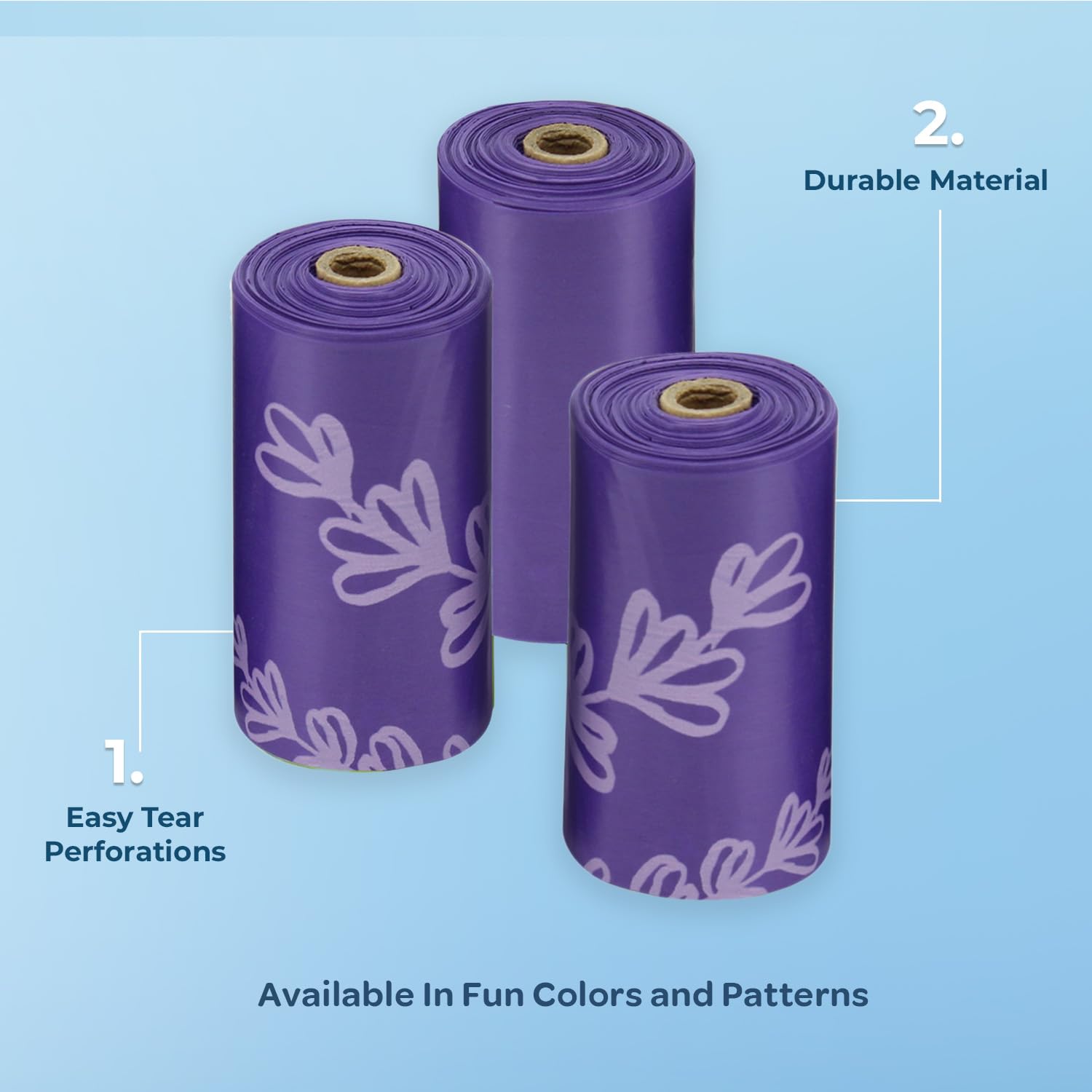Foto 3 pulgar | Bolsas Para Excrementos De Perro Best Pet Supplies (240 Bolsas), Color Morado - Venta Internacional.